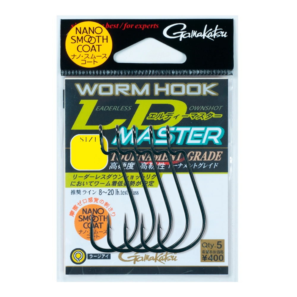 Крючки офсетные Gamakatsu Worm Hook LD Master