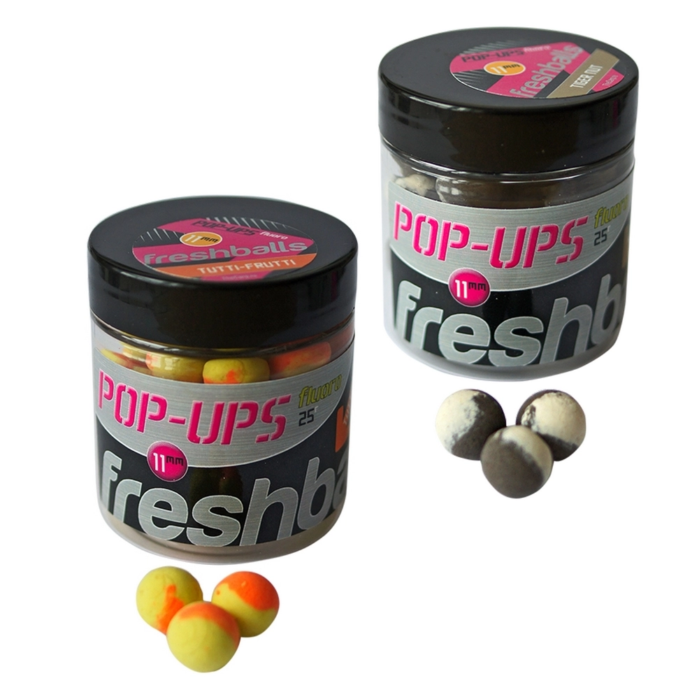 Бойлы Fresh Baits Pop-Ups плавающие Fluoro 11 мм