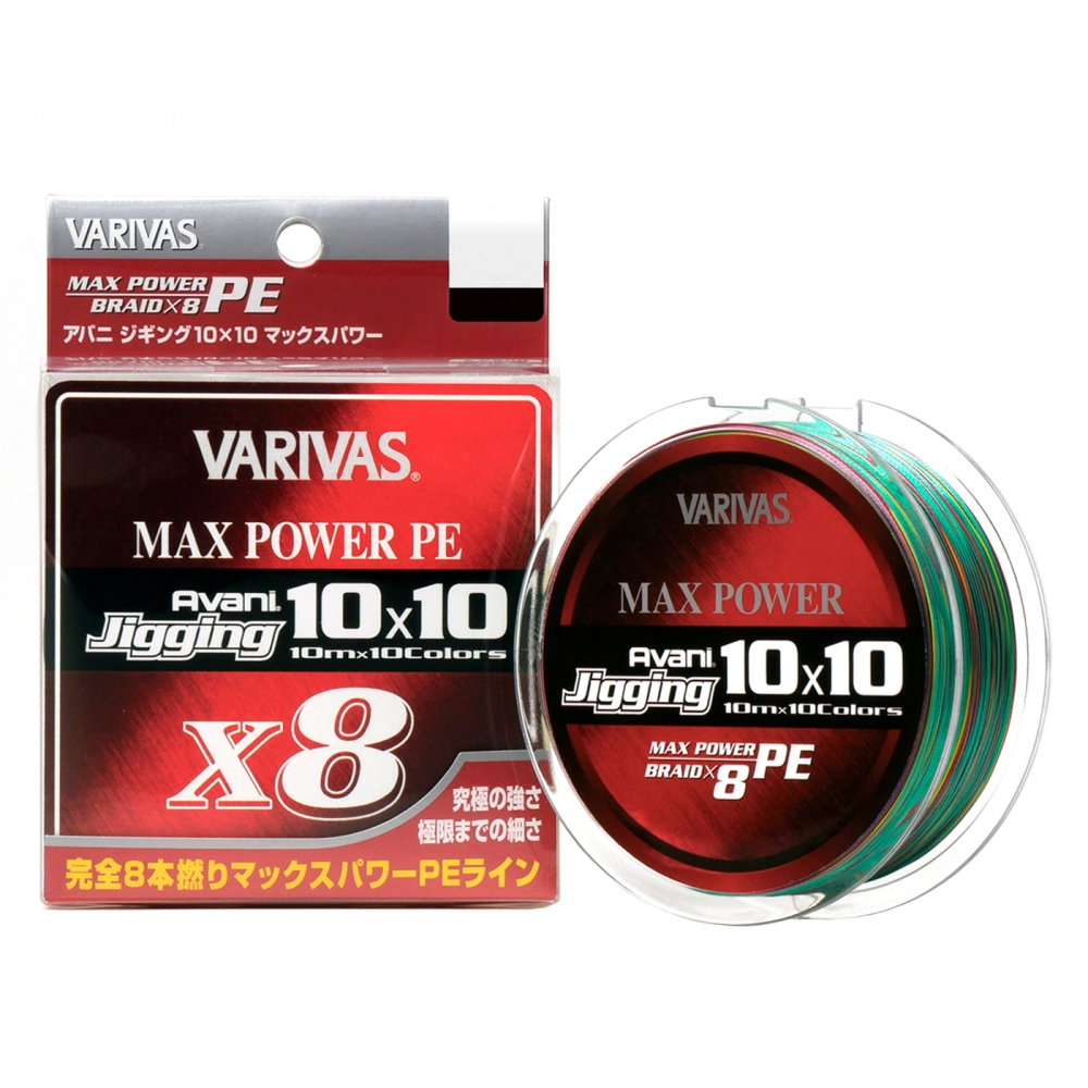 Плетеные шнуры Varivas Avani Jigging 10x10 Max Power PE