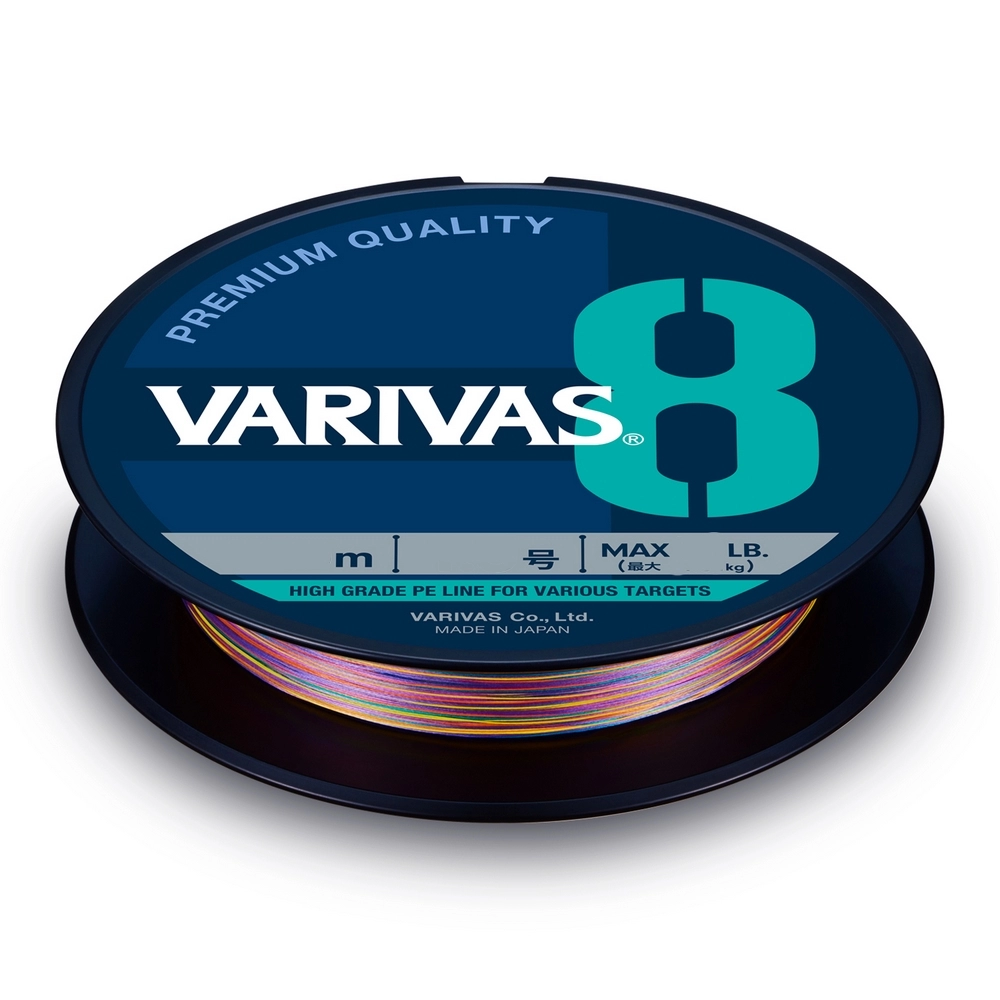 Плетеные шнуры Varivas 8 Stripe Marking Edition