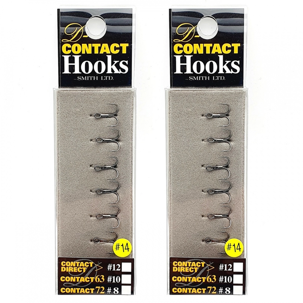 Крючки тройные Smith D-Compact Hooks