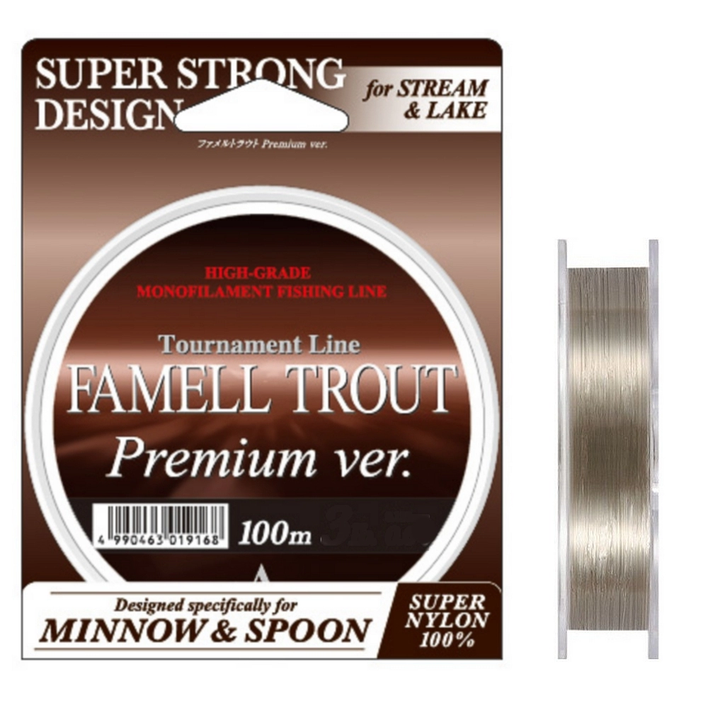 Монофильные лески Yamatoyo Famell Trout for Premium ver.