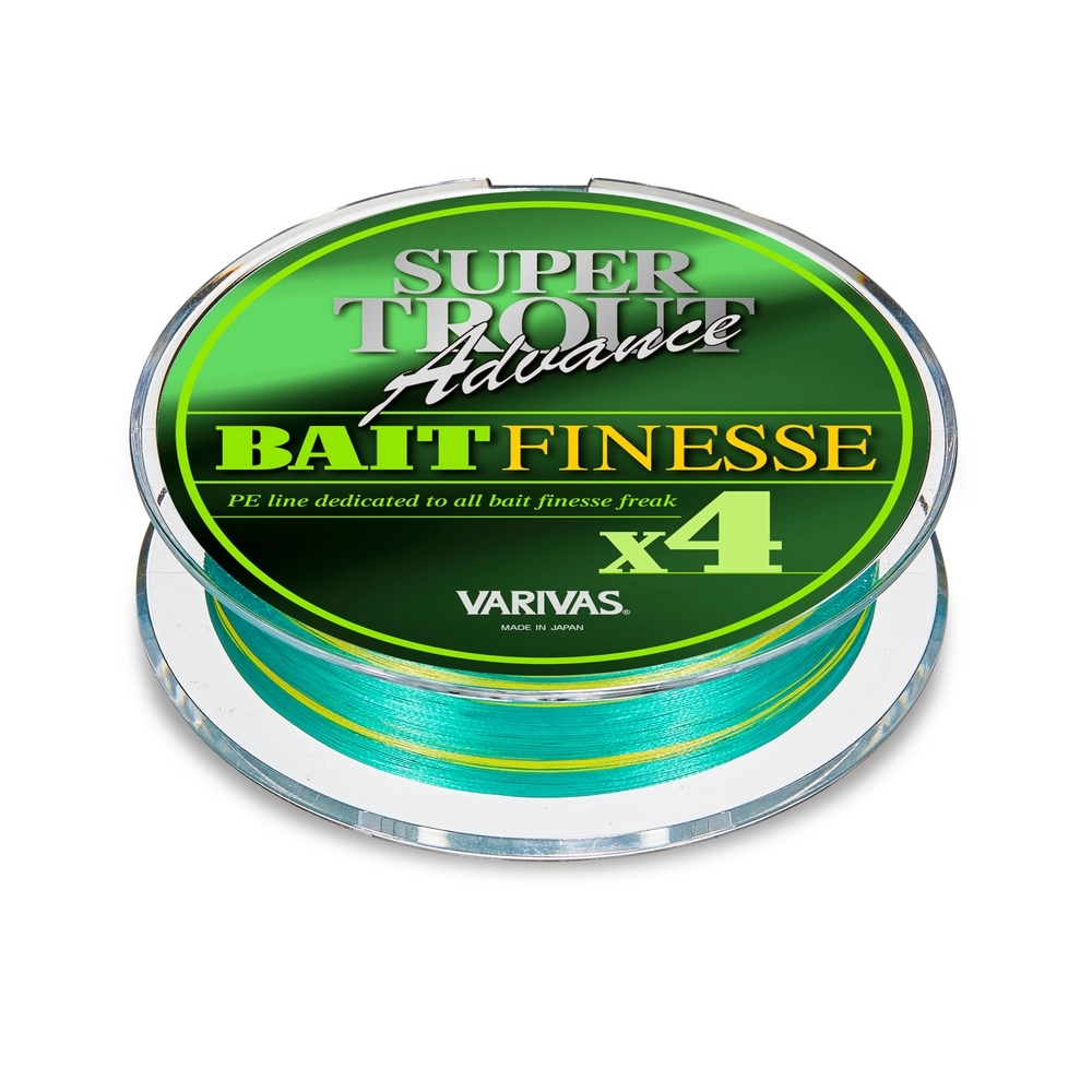 Плетеные шнуры Varivas Super Trout Advance Bait Finesse PE x4