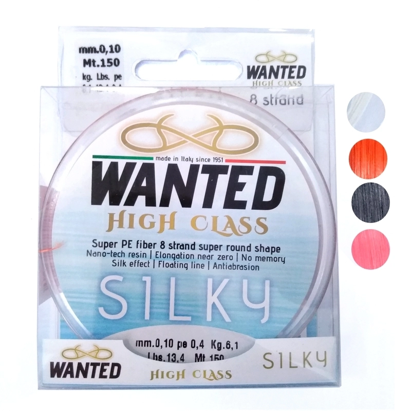 Плетеные шнуры Wanted Silky X8