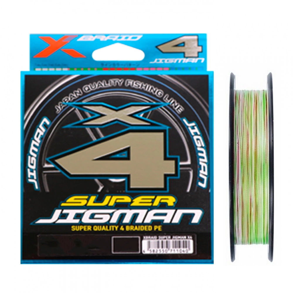 Плетеные шнуры YGK X-Braid Super Jigman X4