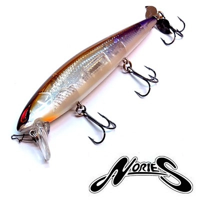 Воблеры Nories Laydown Minnow Wake 110 Prop