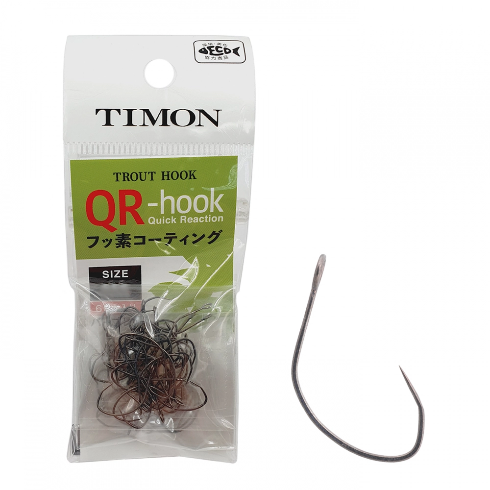 Крючки одинарные Timon QR-hook