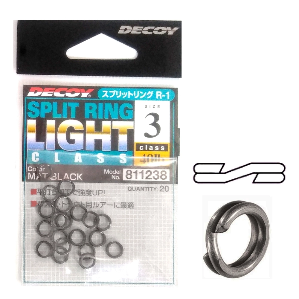 Заводные кольца Decoy Split Ring Light Class R-1