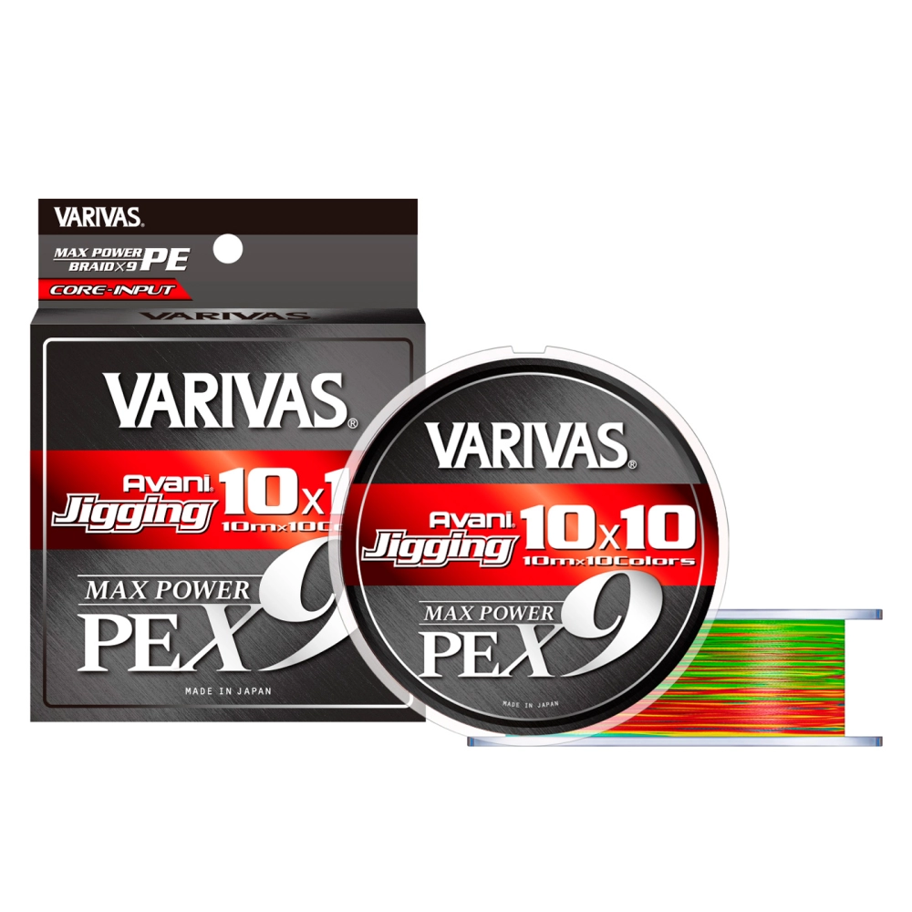 Плетеные шнуры Varivas Avani Jigging 10x10 Max Power PE x9