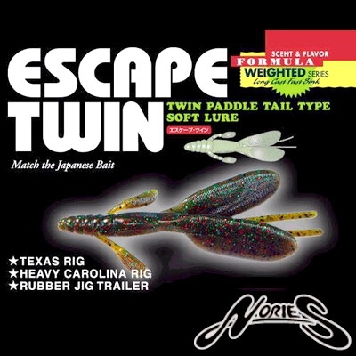 Силиконовые приманки Nories Escape Twin