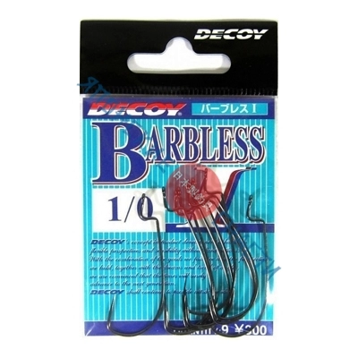 Крючки офсетные Decoy Barbless I