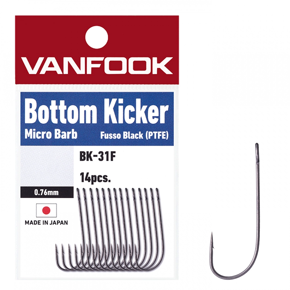 Крючки одинарные Vanfook BK-31F (Bottom Kicker)