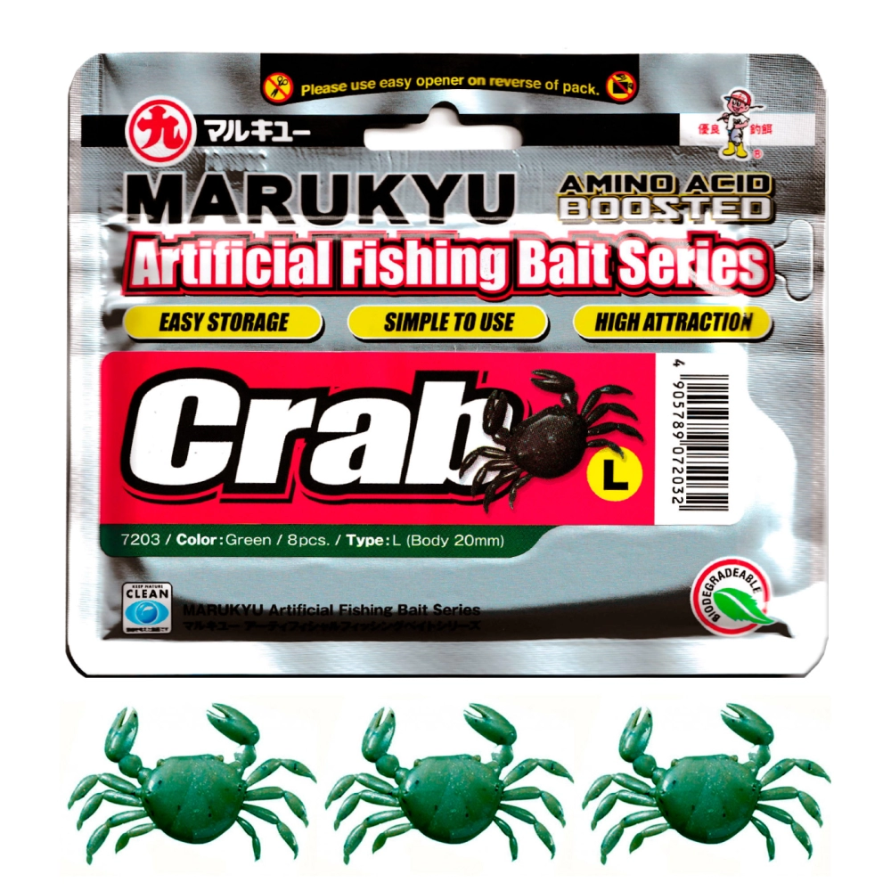 Силиконовые приманки Marukyu Crab