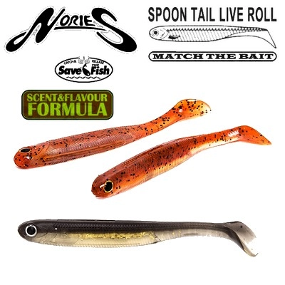 Силиконовые приманки Nories Spoon Tail Live Roll