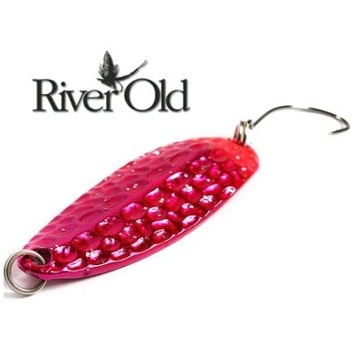 Колеблющиеся блесны River Old Satellite Cherry Vespa III Hammered