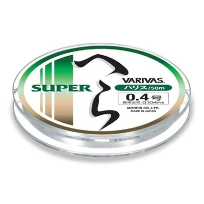 Леска для херабуны Varivas Super Nylon Harisu, #2, 50 м, Прозрачный